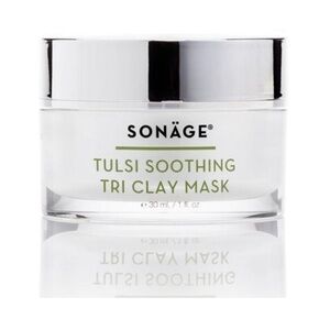 Tulsi Soothing Tri Clay Mask - White
